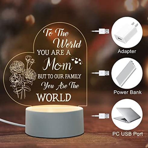 3D Night Light For Mom